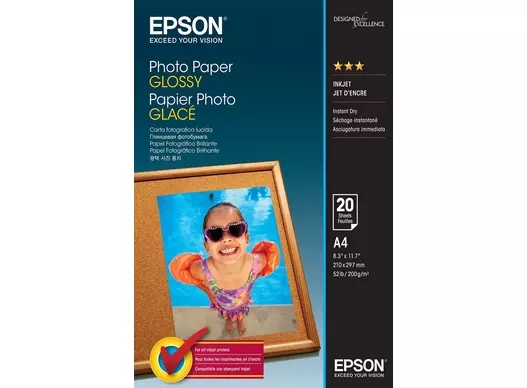 Hârtie foto lucioasă Epson 200 g/m² - A4 - 20 foi
