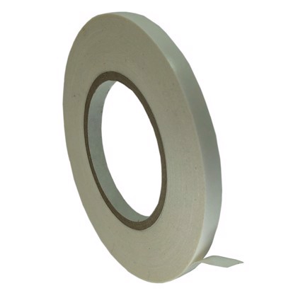Banda dublu adezivă cu dunga de acoperire - 6/12 mm x 50 metri
