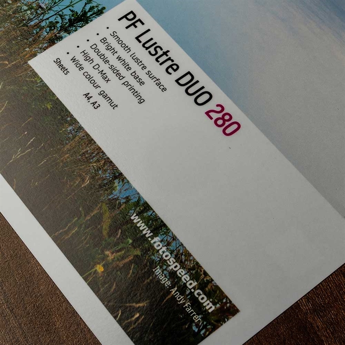 Fotospeed PF Lustre DUO 280 g/m² - A4, 50 Foi