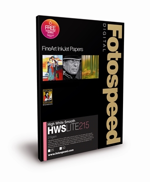 Fotospeed High White Smooth LITE 215 g/m² - A2, 25 Foi