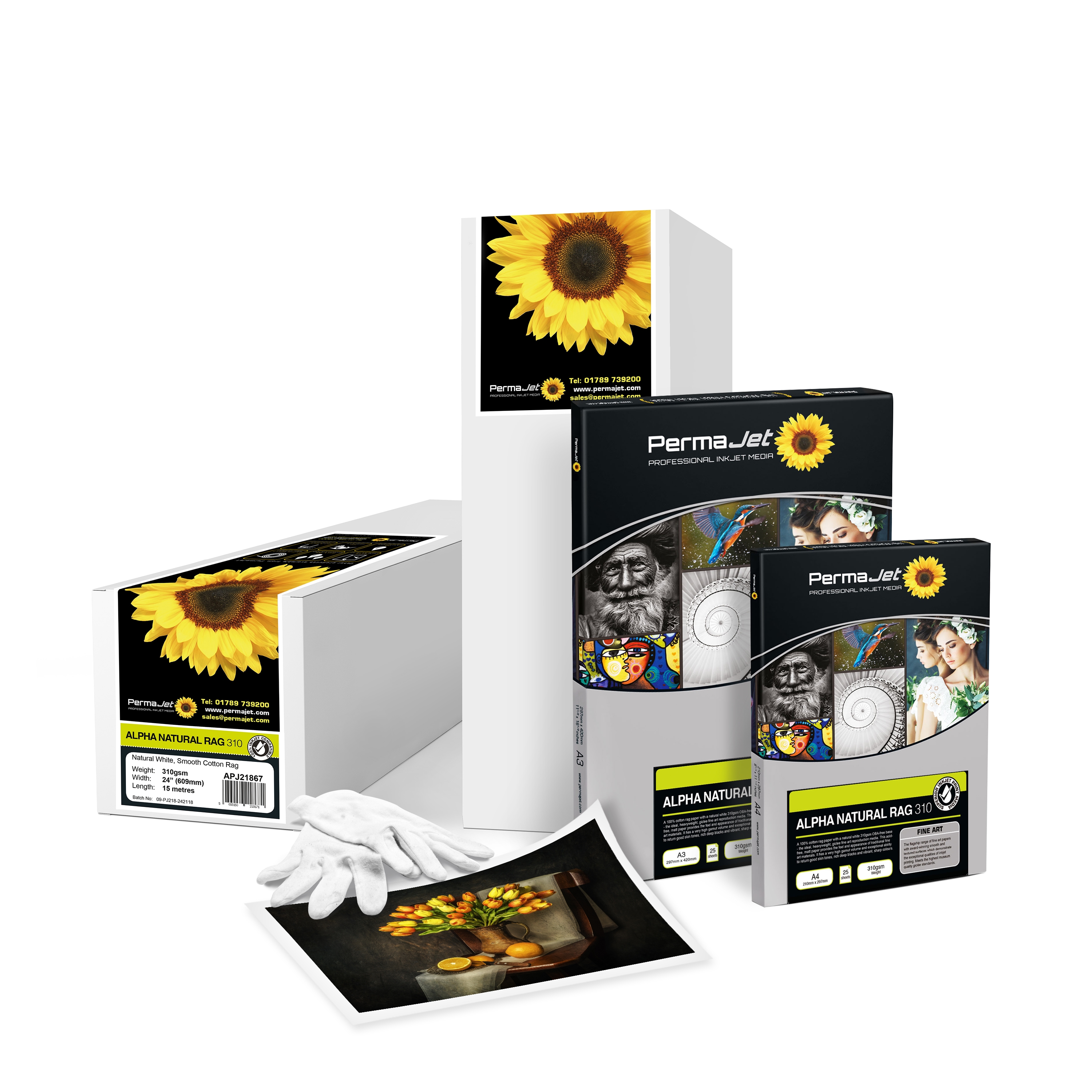 Permajet Alpha Natural Rag 310 g/m² 
