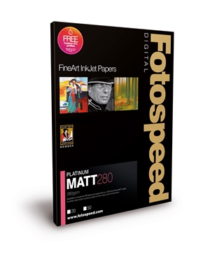 Fotospeed Platinum Matt 280 g/m² - A2, 25 Foi
