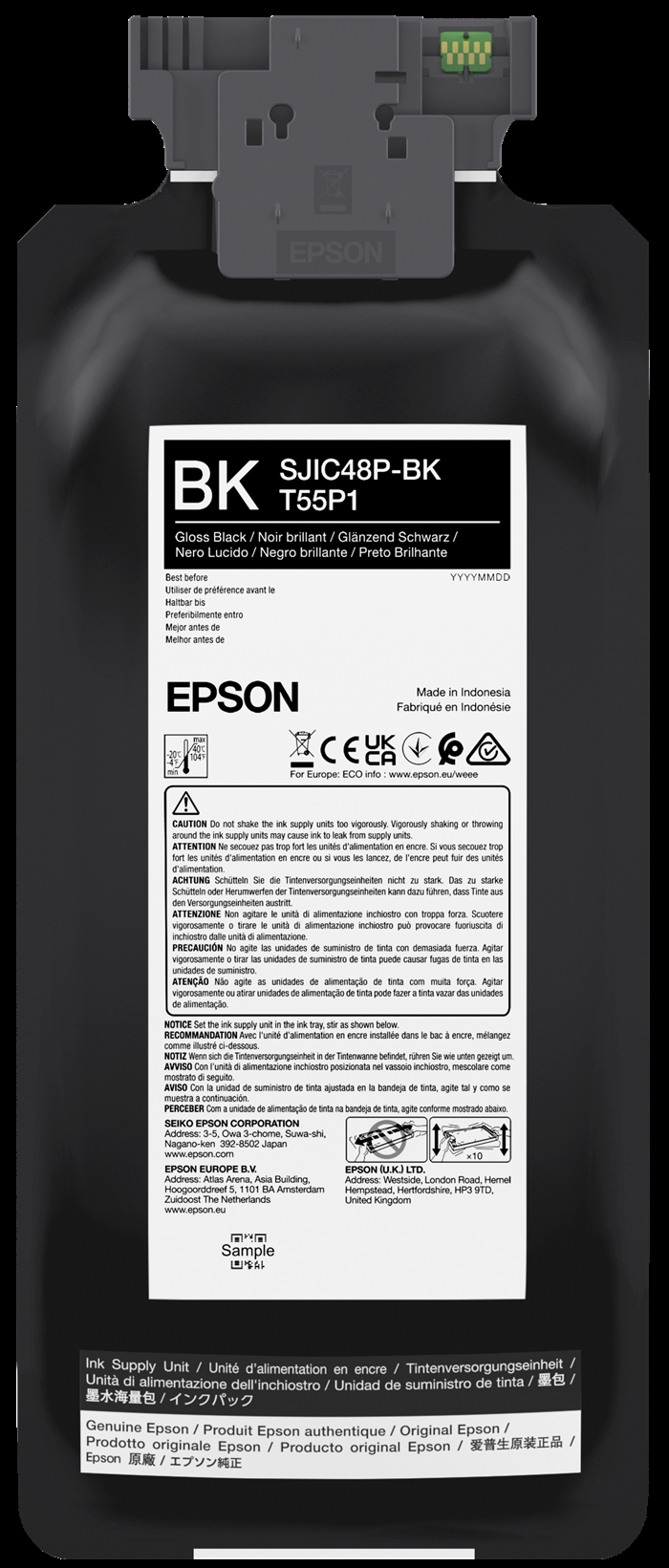 Epson cartuș de cerneală negru pentru Epson ColorWorks C8000