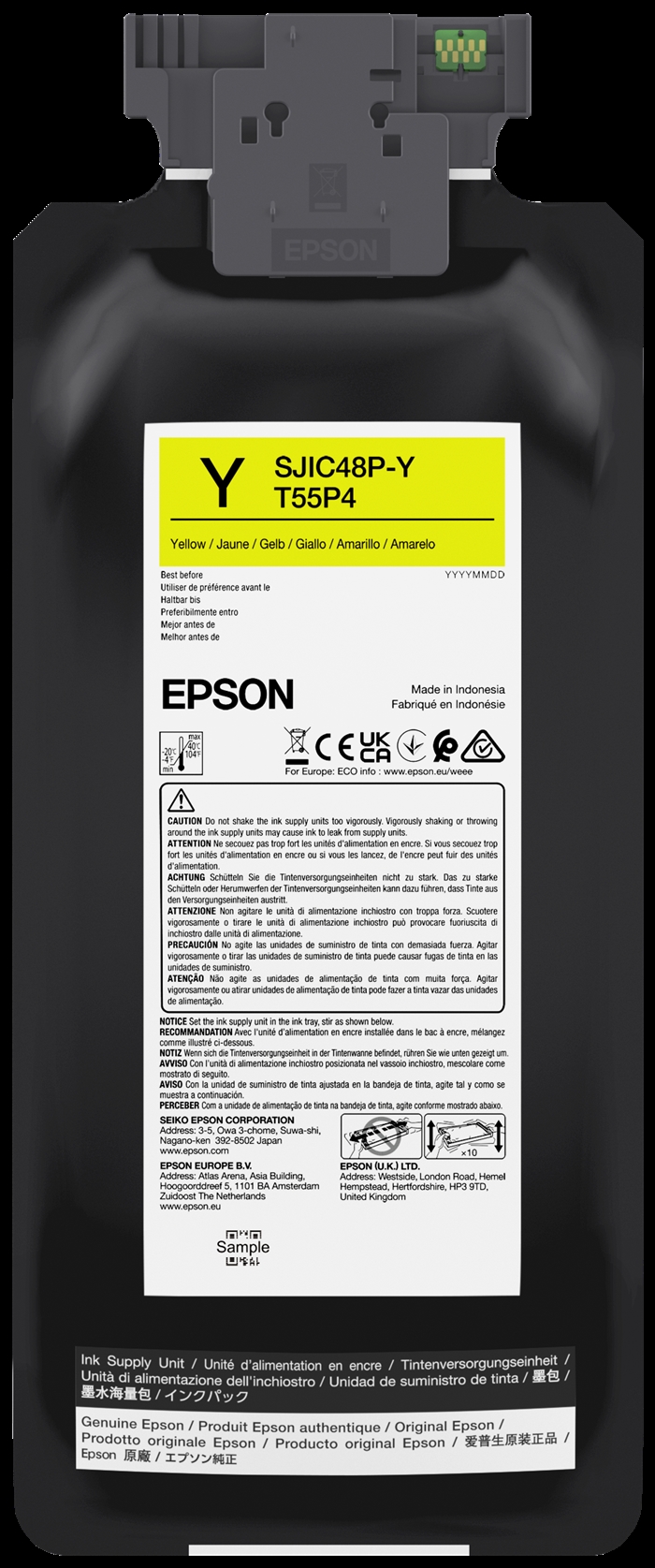 Cartuş de cerneală galben Epson pentru Epson ColorWorks C8000