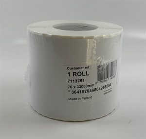 Etichetă Epson High Gloss, rolă continuă, 76 mm x 33 metri