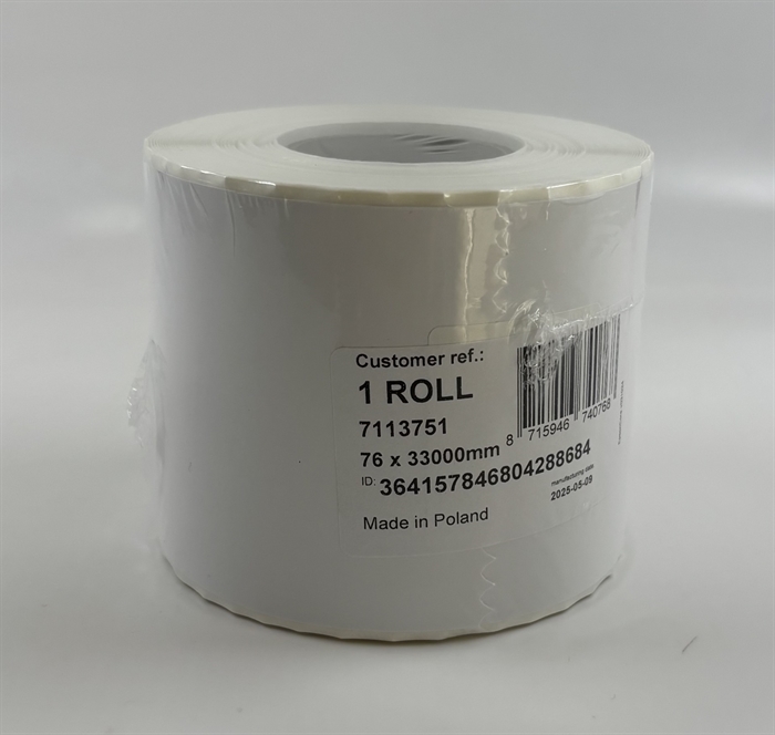 Etichetă Epson High Gloss, rolă continuă, 76 mm x 33 metri